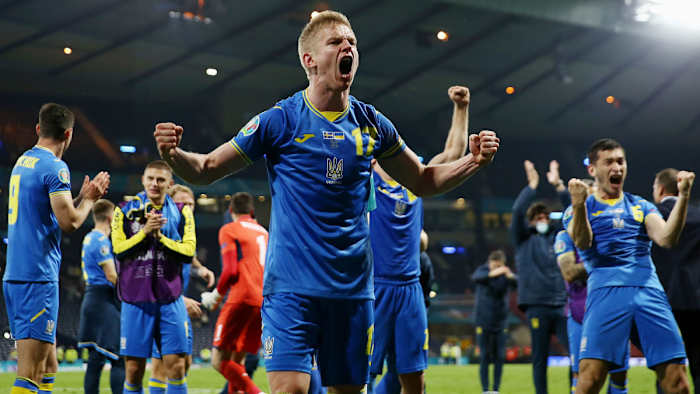 Ukraine reached the Euro quarterfinals